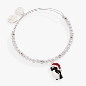 Penguin Beaded Charm Bangle