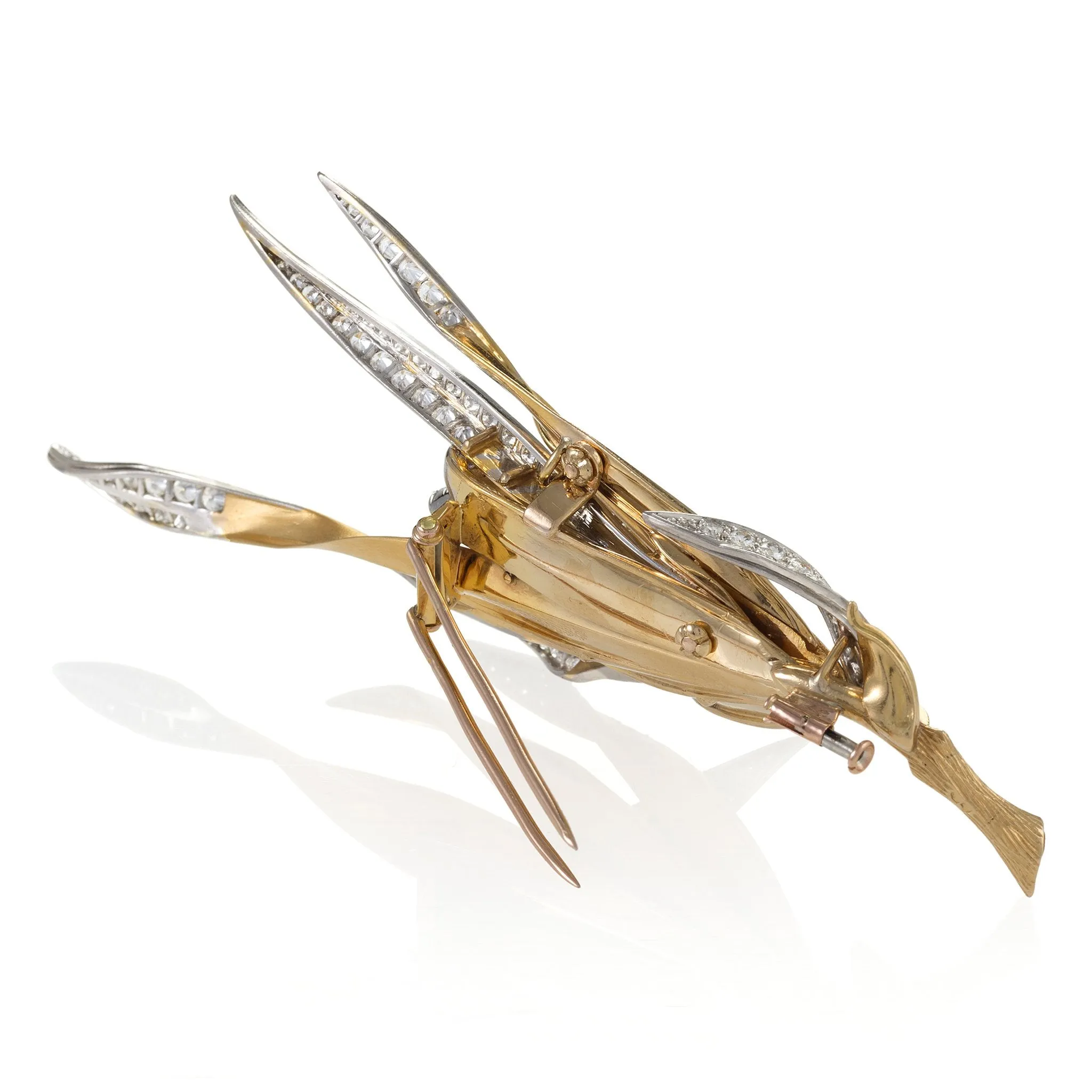 Pierre Sterl?? Paris Diamond Clip Brooch