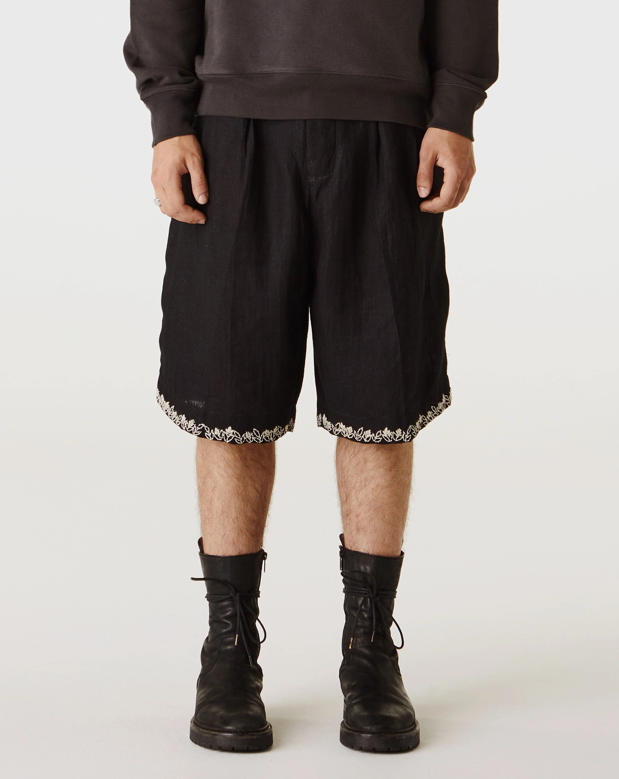Pleated Shorts