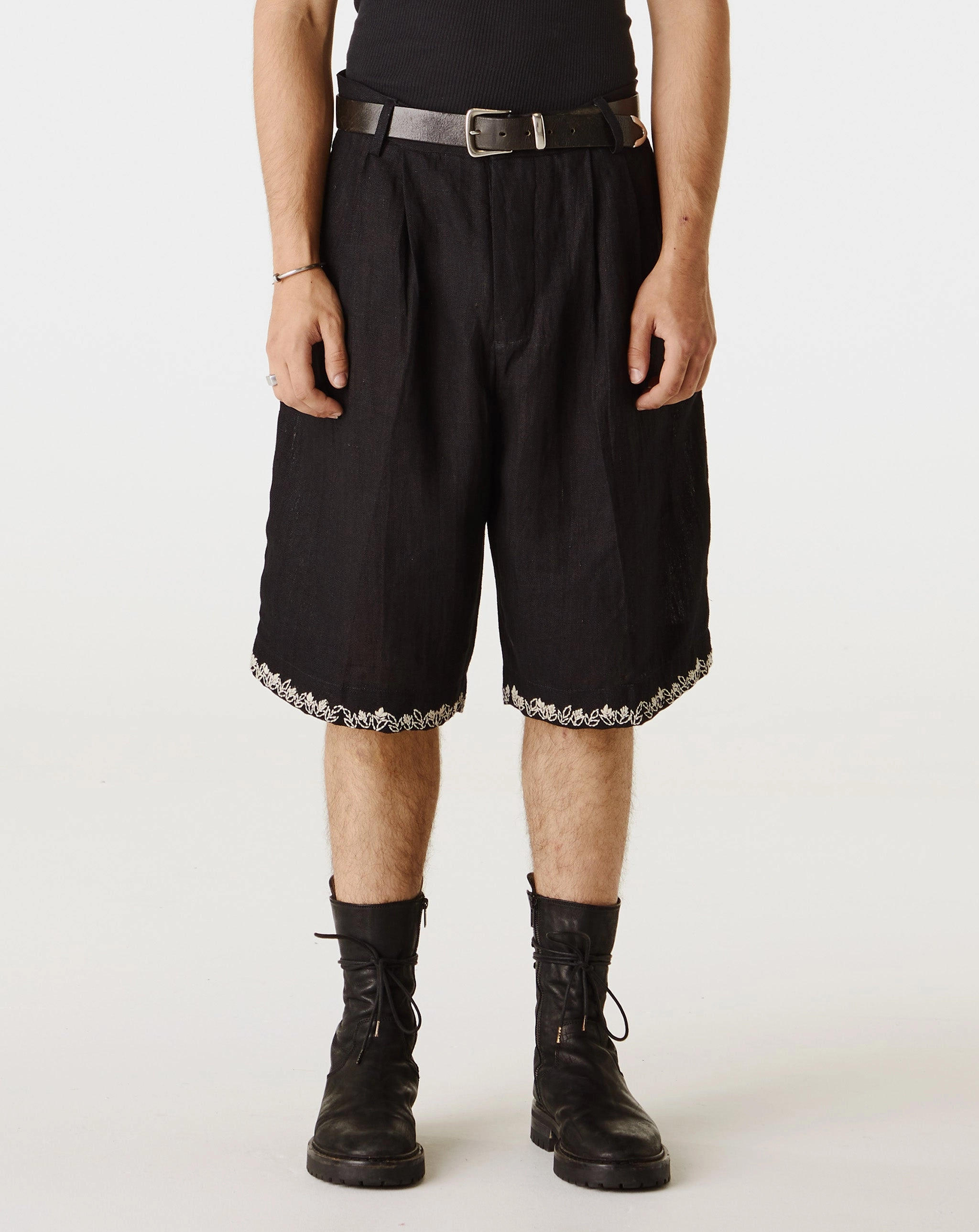 Pleated Shorts