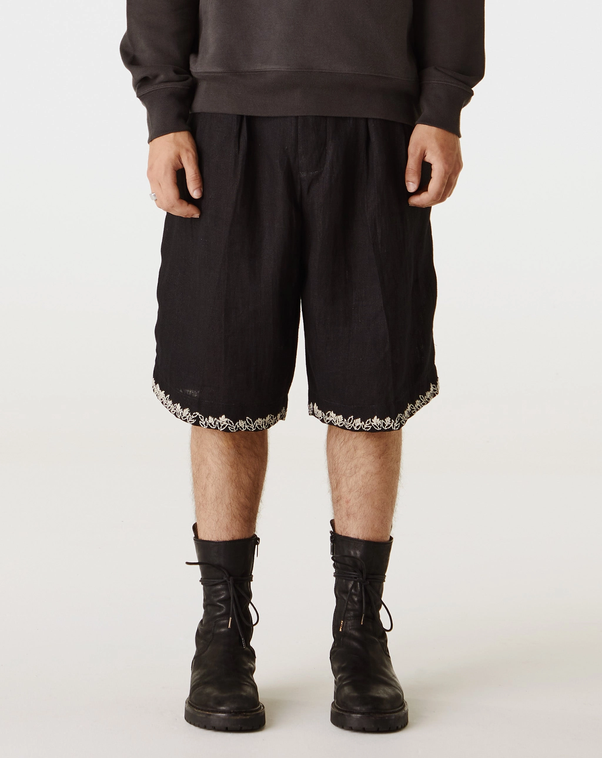 Pleated Shorts