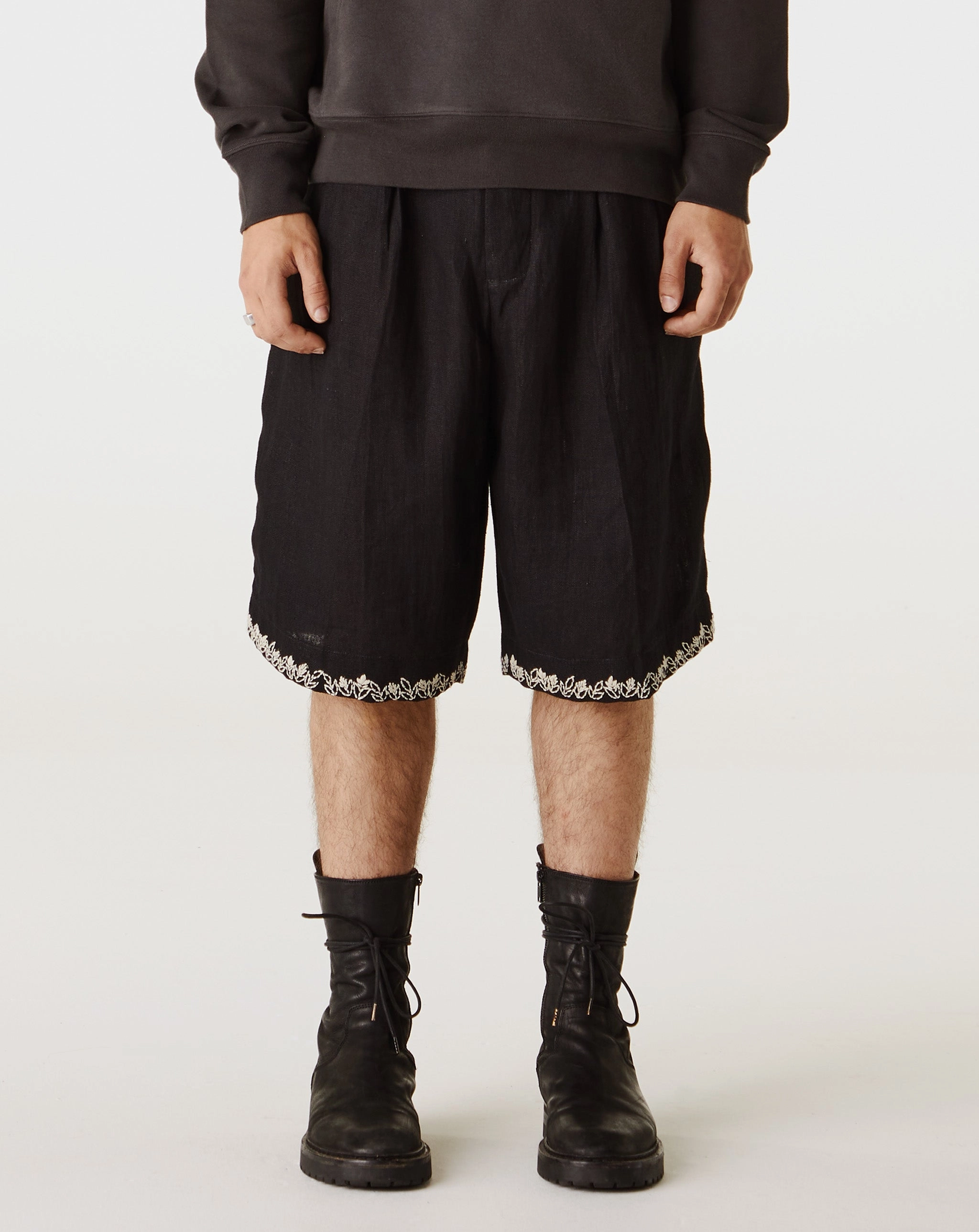 Pleated Shorts