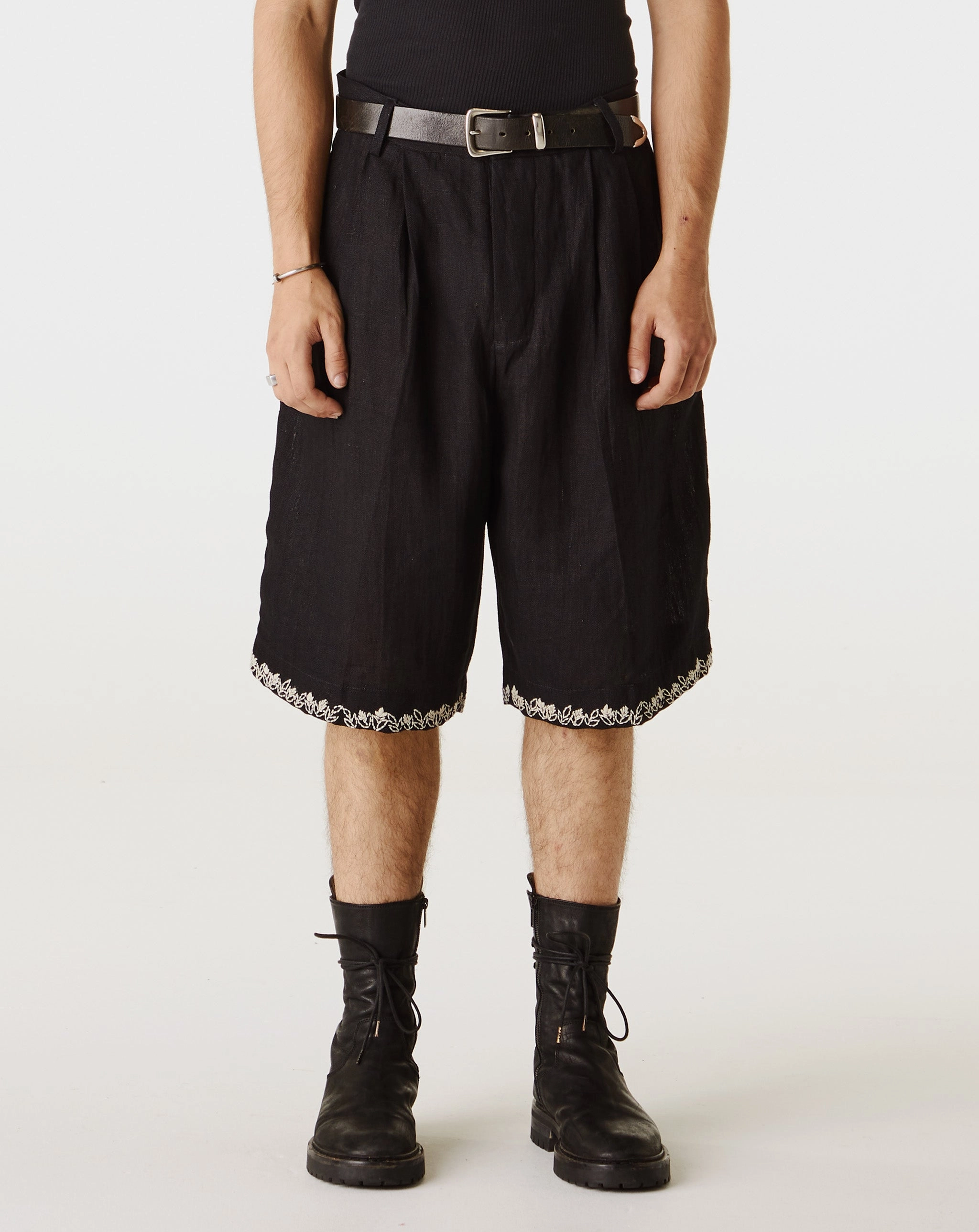 Pleated Shorts