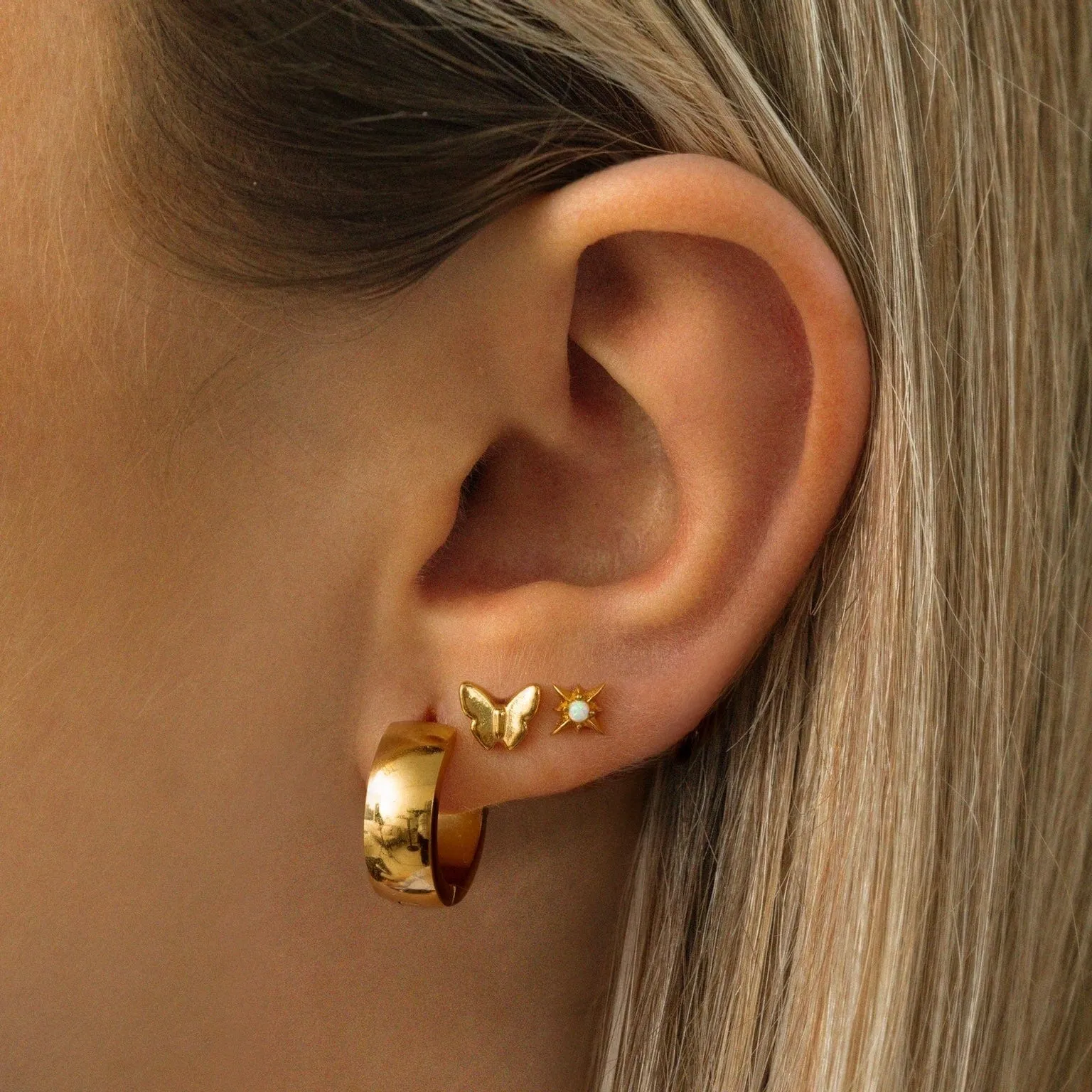 Posie Butterfly Stud Earrings