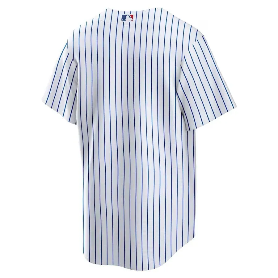 premier league fan shop Camisa MLB Chicago Cubs Nike Home Torcedor Masculina Listrada Branca