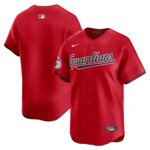 premier league fan shop Camisa MLB Cleveland Guardians Nike Red Alternate Limited Jersey Masculina Vermelha football fan umbrellas