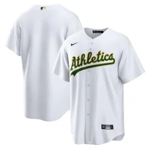 premier league fan shop Camisa MLB Oakland Athletics Nike Home Torcedor Masculina Branca football club posters