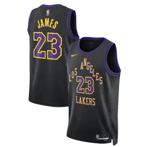 premier league fan shop Regata NBA Los Angeles Lakers Nike City Edition Swingman Jersey 23/24 LeBron James 23 football fan umbrellas
