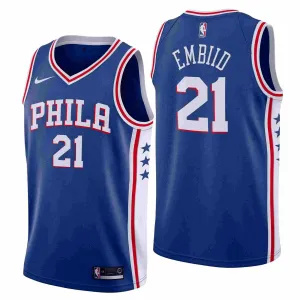 premier league jackets Regata NBA Philadelphia 76ers Nike Icon Edition Jersey 2021 Joel Embiid 21 football fan hats