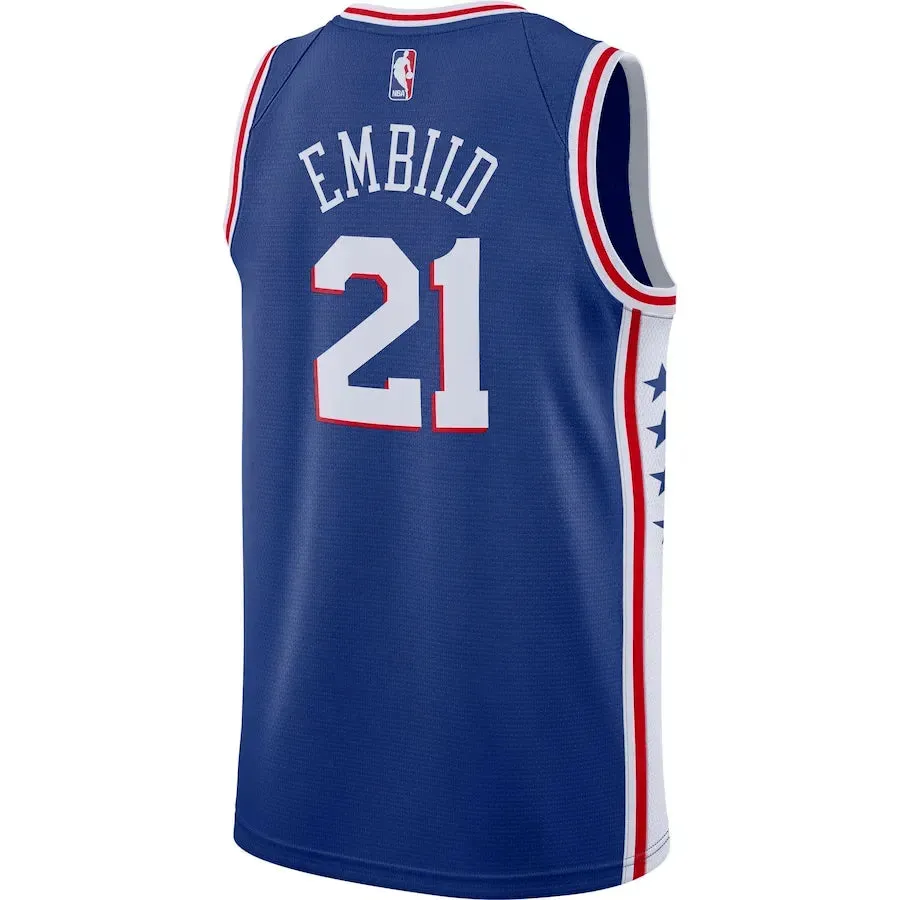 premier league jackets Regata NBA Philadelphia 76ers Nike Icon Edition Jersey 2021 Joel Embiid 21