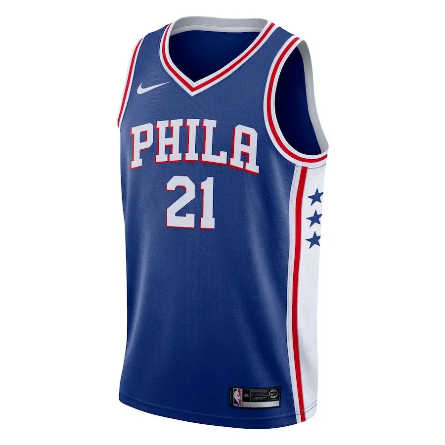 premier league jackets Regata NBA Philadelphia 76ers Nike Icon Edition Jersey 2021 Joel Embiid 21