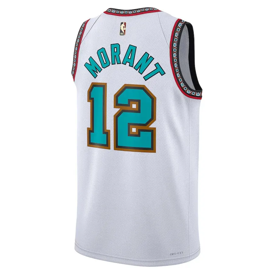 premier league towels Regata NBA Memphis Grizzlies Nike Classic Edition 24/25 Swingman Jersey Branca Ja Morant 12