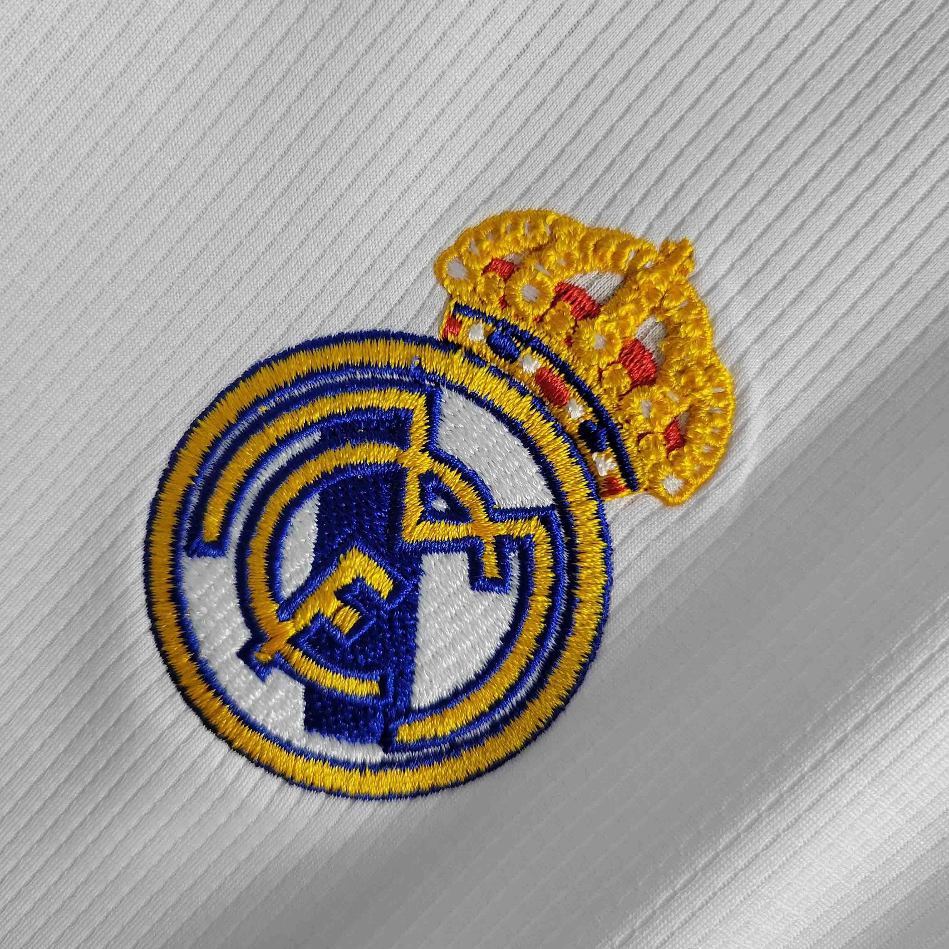 premier league badges Camisa Real Madrid I 19/20 - Verso - Retr