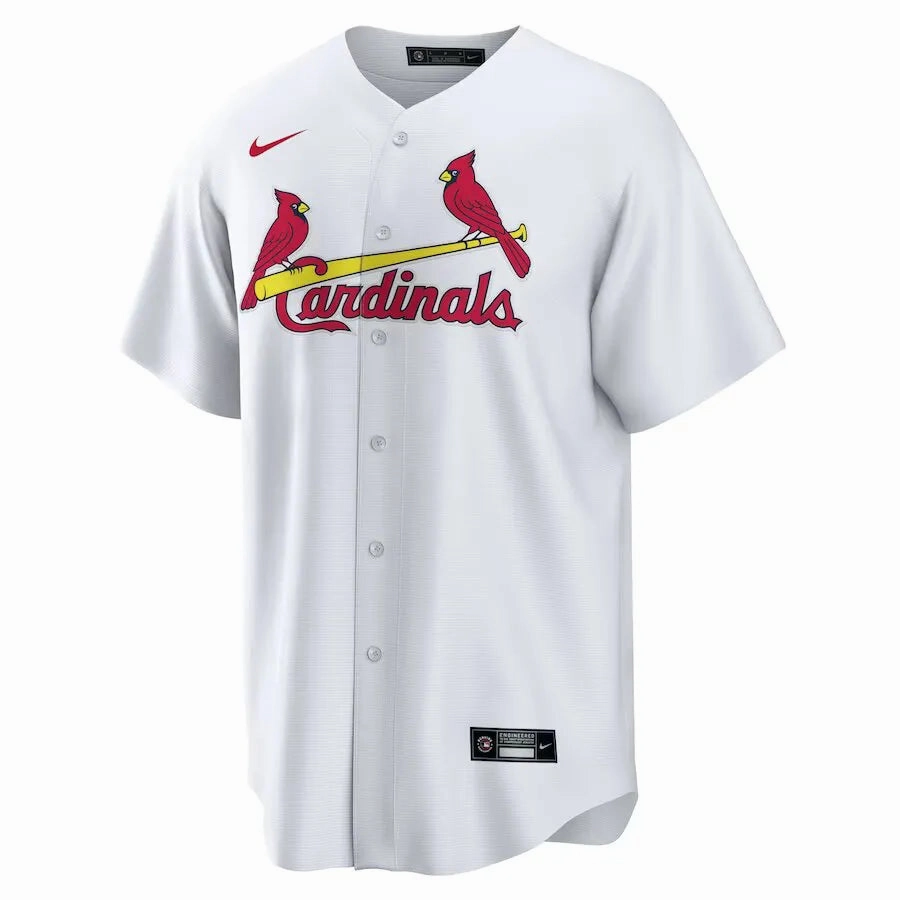 premier league fan shop Camisa MLB St. Louis Cardinals Nike Home Torcedor Masculina Branca