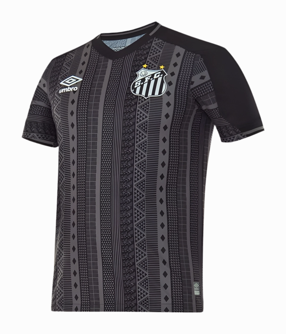 premier league jackets Camisa Santos III 22/23 - Verso - Retr