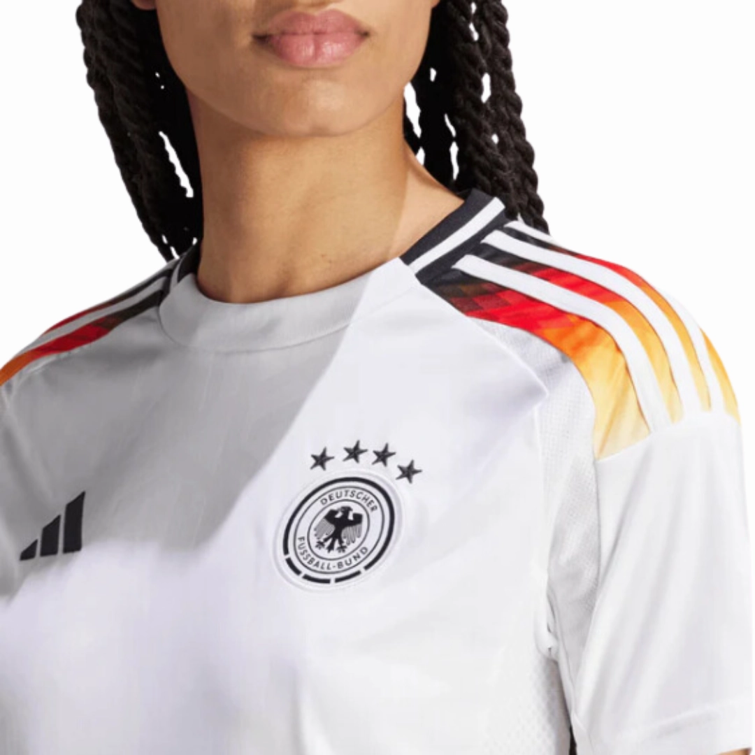 premier league mugs Camisa Alemanha I 24/25 - Verso - Feminina