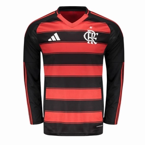premier league socks Camisa Flamengo I 25/26 - Verso - Manga Longa soccer fan jackets