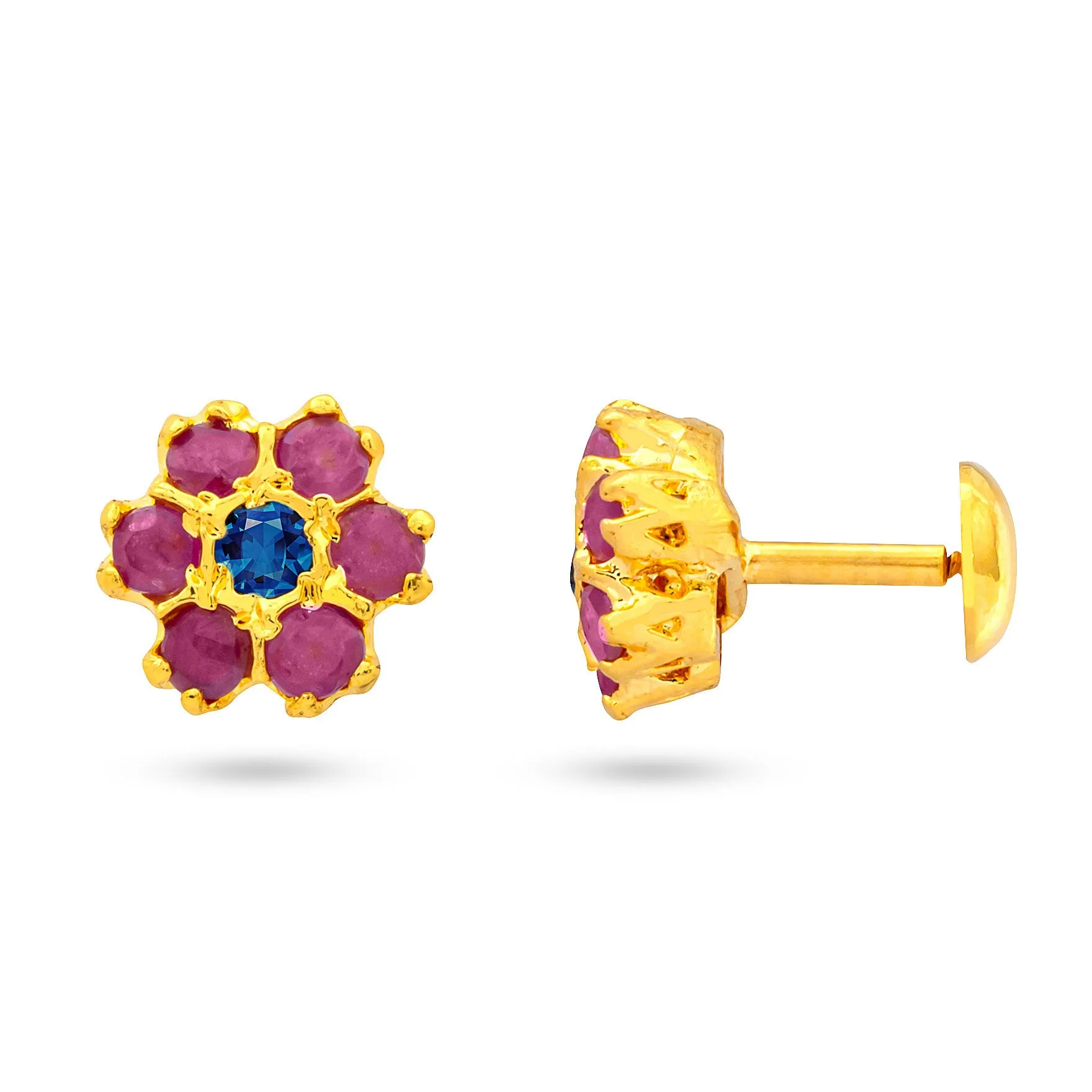 PREMIUM RATNA PEARL STONE STUD PMRNSST5RBL-082