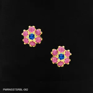 PREMIUM RATNA PEARL STONE STUD PMRNSST5RBL-082