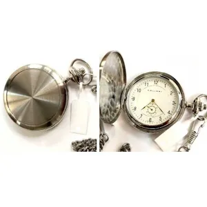PW-202, Colibri Silver Pocket Watch with Beige Face, Colibri 2 Hands, Colibri Sm at 6