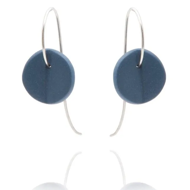 "Eucalyptus" Small Porcelain Earrings
