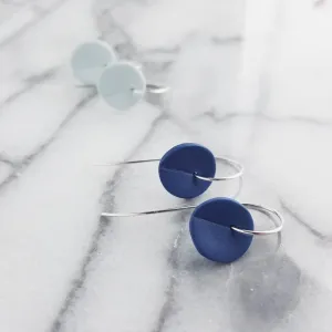 "Eucalyptus" Small Porcelain Earrings