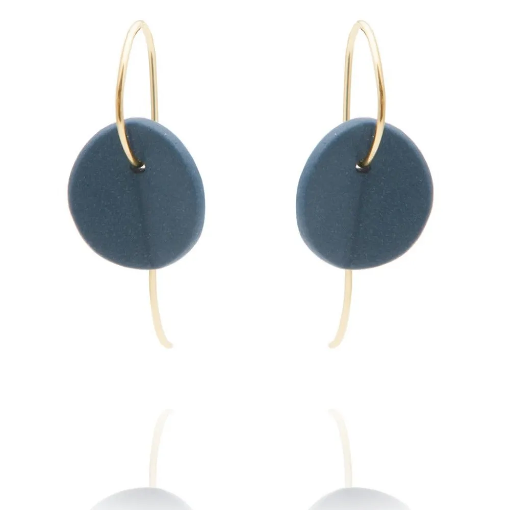 "Eucalyptus" Small Porcelain Earrings