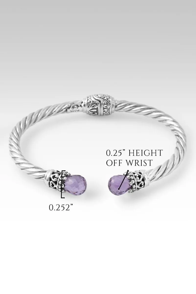 Radiate Positivity Tip-to-Tip Bracelet? in Color Change Lab Created Sapphire