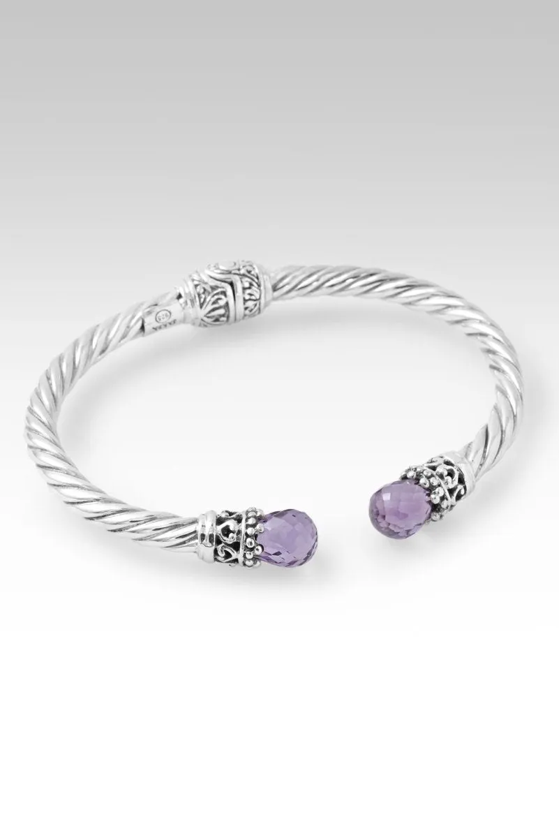 Radiate Positivity Tip-to-Tip Bracelet? in Color Change Lab Created Sapphire