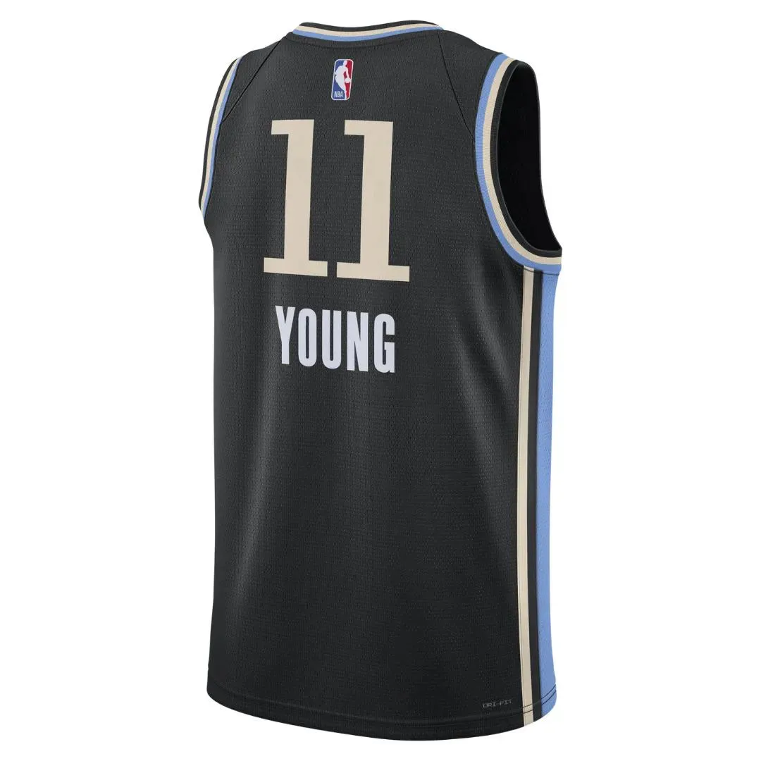 Regata NBA Atlanta Hawks Nike City Edition 23/24 Swingman Jersey Trea Young 11 football fan flags
