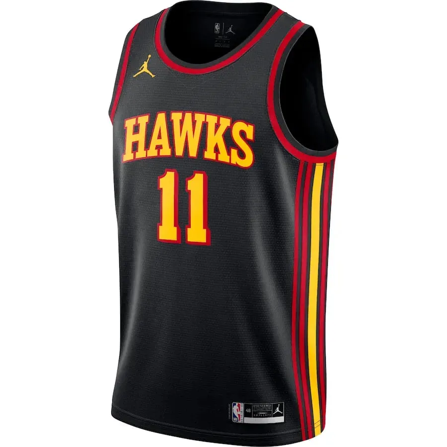 Regata NBA Atlanta Hawks Statement Edition Jersey Trea Young 11 national team fan gear