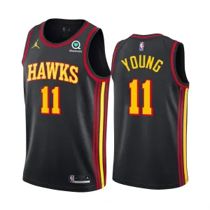 Regata NBA Atlanta Hawks Statement Edition Jersey Trea Young 11 national team fan gear football club merchandise