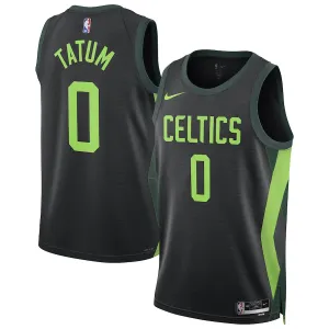 Regata NBA Boston Celtics 24/25 Nike City Edition Swingman Jersey Jayson Tatum 0 Preta football supporters gear football fan flags