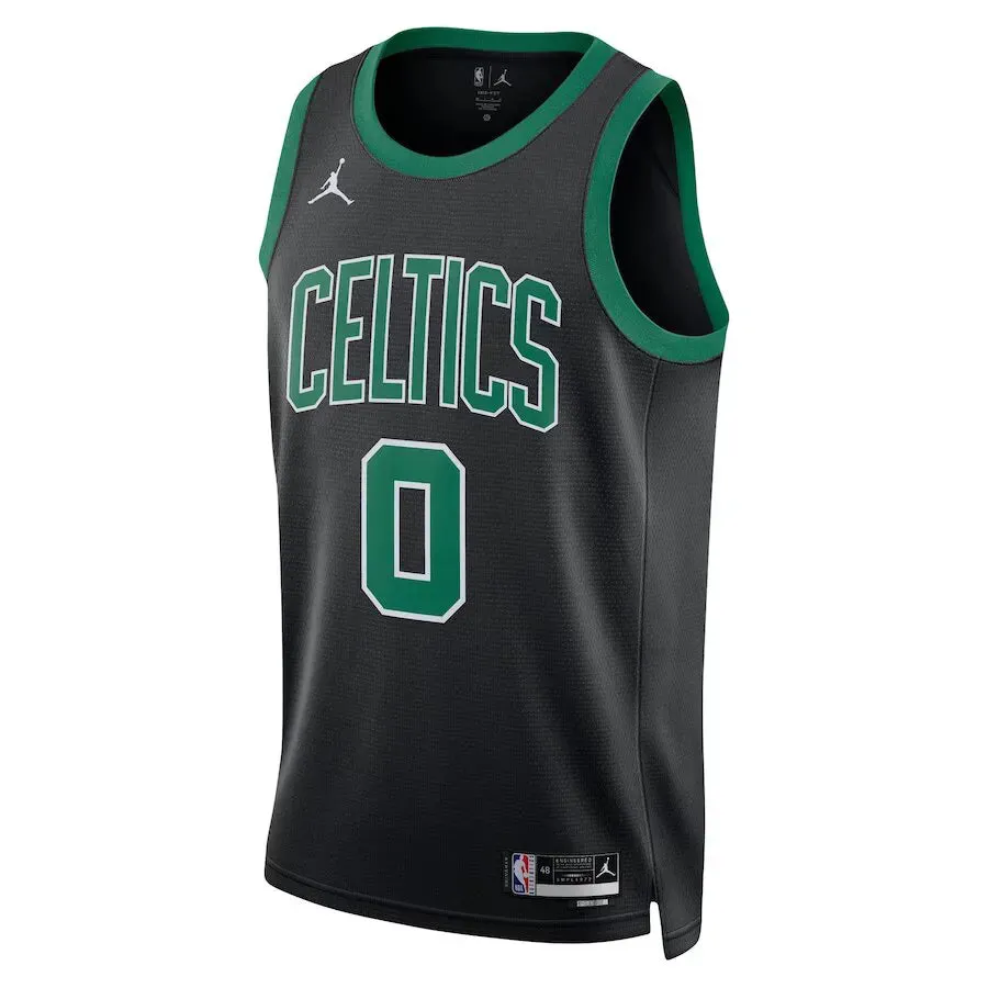 Regata NBA Boston Celtics Jordan Statement Edition Swingman Jersey 23/24 Jayson Tatum 0 Preto football fan bags