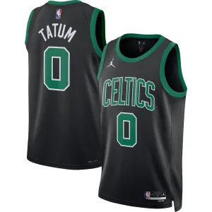 Regata NBA Boston Celtics Jordan Statement Edition Swingman Jersey 23/24 Jayson Tatum 0 Preto football fan bags football supporters gear