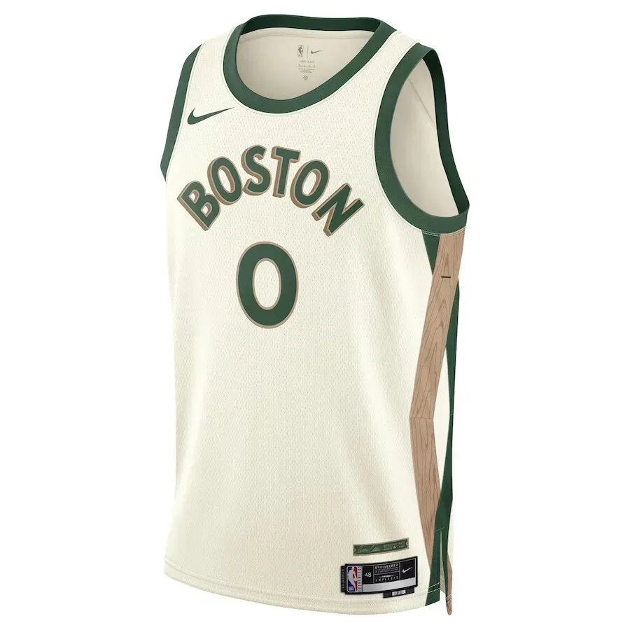 Regata NBA Boston Celtics Nike City Edition Swingman Jersey 23/24 Jayson Tatum 0 soccer fan flags