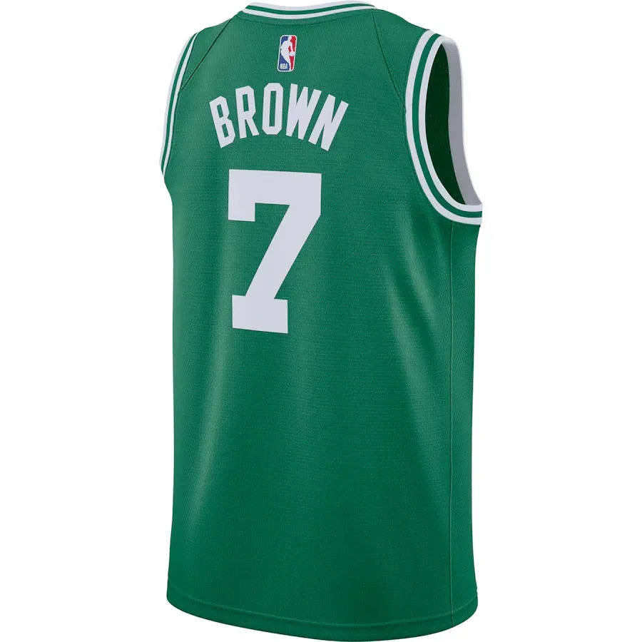 Regata NBA Boston Celtics Nike Icon Edition Swingman Jersey Verde Jaylen Brown 7 premier league jerseys