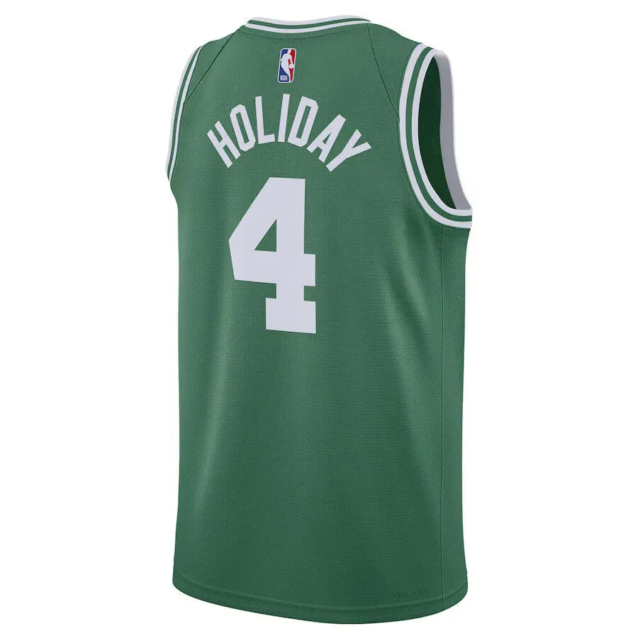 Regata NBA Boston Celtics Nike Icon Edition Swingman Jersey Verde Jrue Holiday 4 football fan scarves