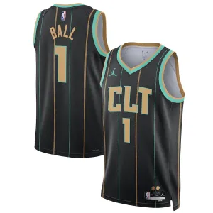 Regata NBA Charlotte Hornets Jordan City Edition Swingman Jersey 22/23 LaMelo Ball 1 soccer fan jackets football fan pins
