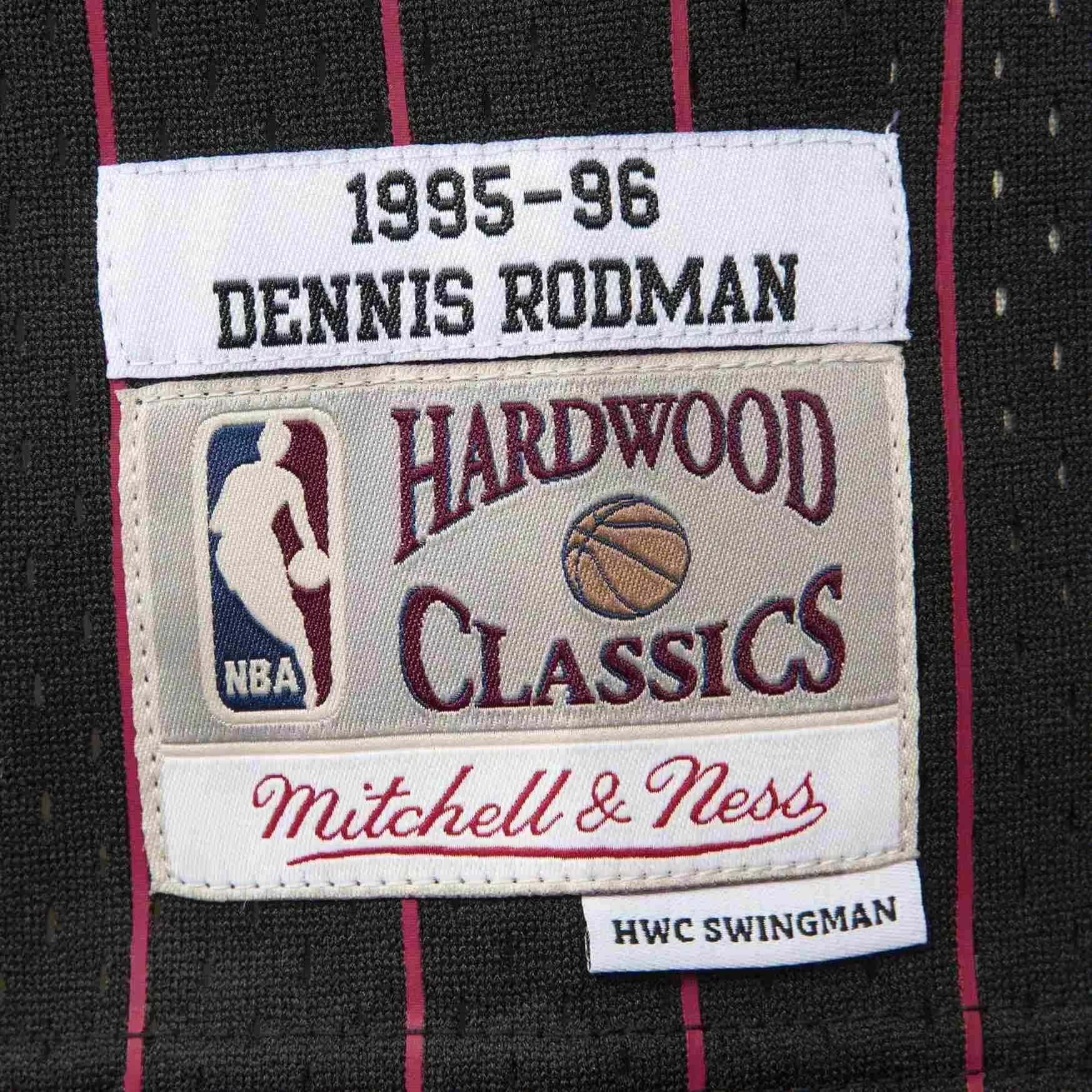 Regata NBA Chicago Bulls Mitchell & Ness Retr 95/96 Hardwood Classics Rodman 91 Listrada football fan banners