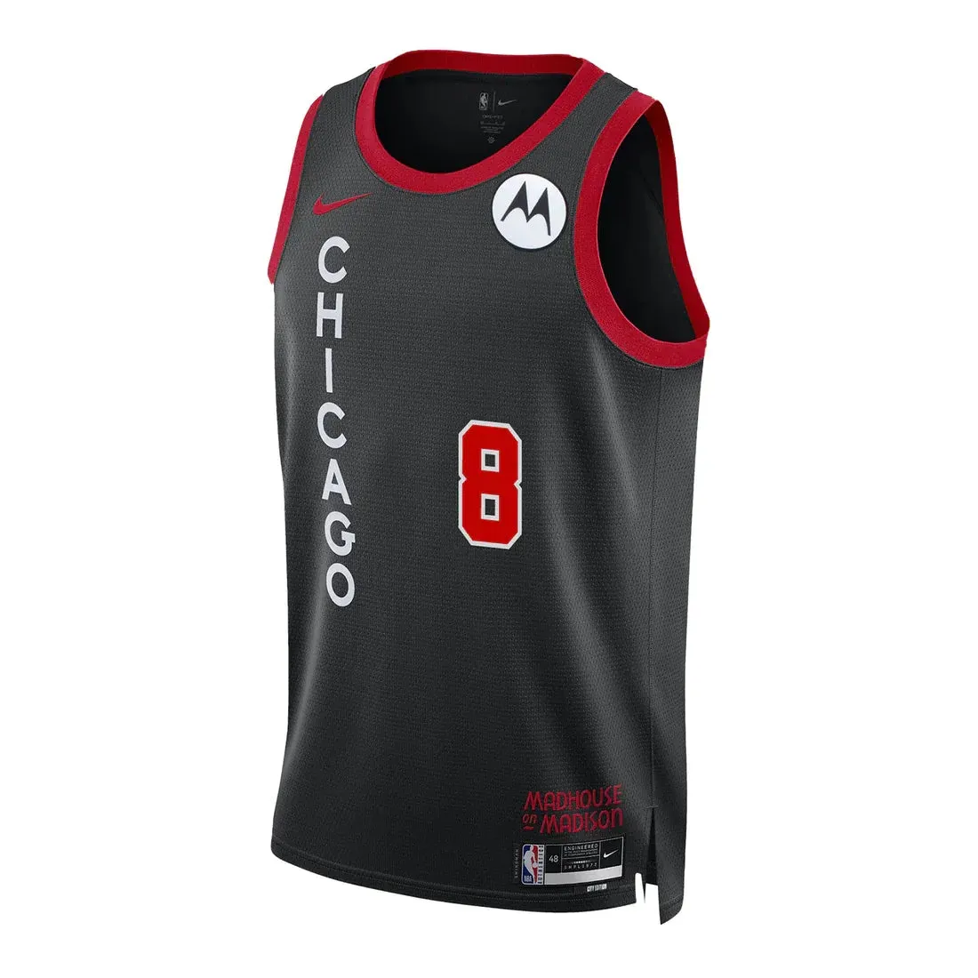 Regata NBA Chicago Bulls Nike City Edition 23/24 Swingman Jersey Zach Lavine 8 football fan stickers