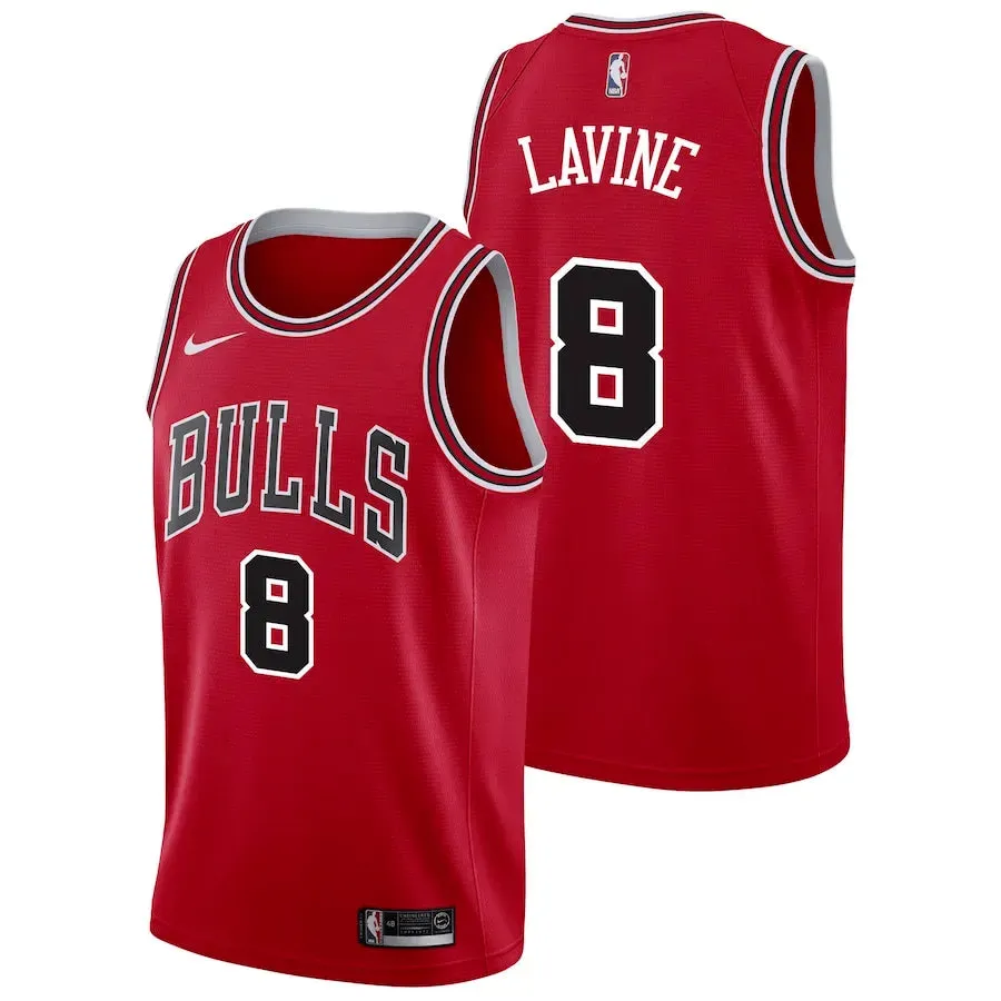 Regata NBA Chicago Bulls Nike Icon Edition Jersey Zach Lavine 8 football matchday essentials soccer match tickets