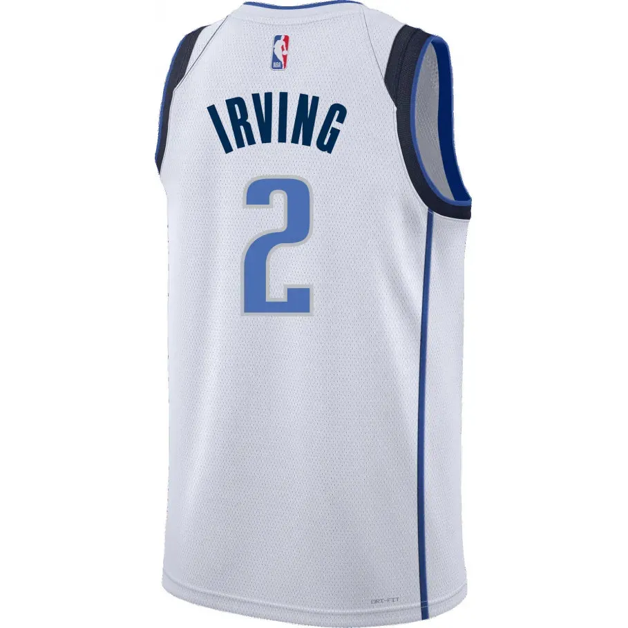 Regata NBA Dallas Mavericks Nike Association Edition Swingman Jersey Kyrie Irving 2 football fan backpacks