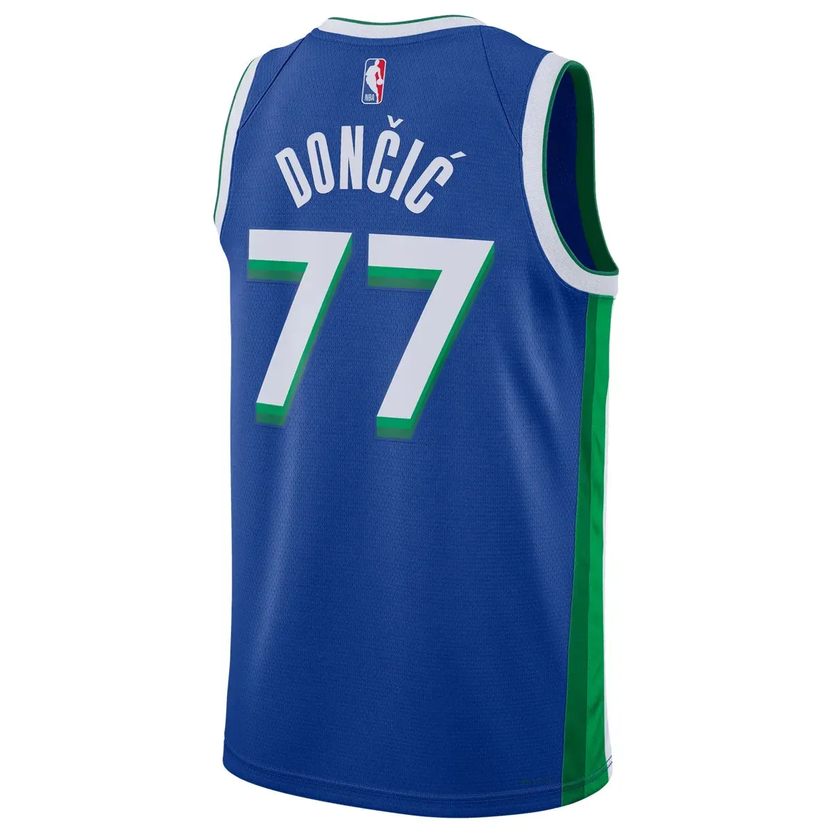 Regata NBA Dallas Mavericks Nike City Edition 22/23 Swingman Jersey Luka Doncic 77 football fan cushions