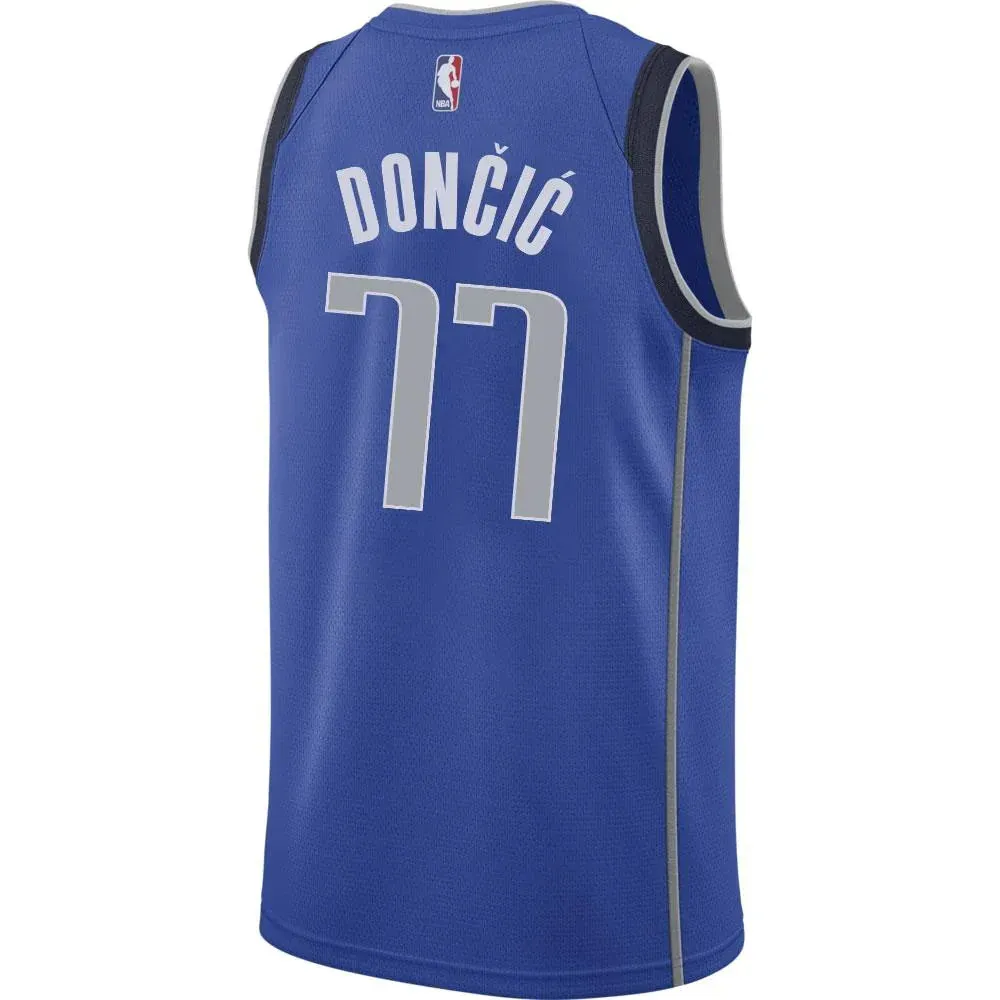 Regata NBA Dallas Mavericks Nike Icon Edition Swingman Jersey Luka Doncic 77 soccer fan wallets