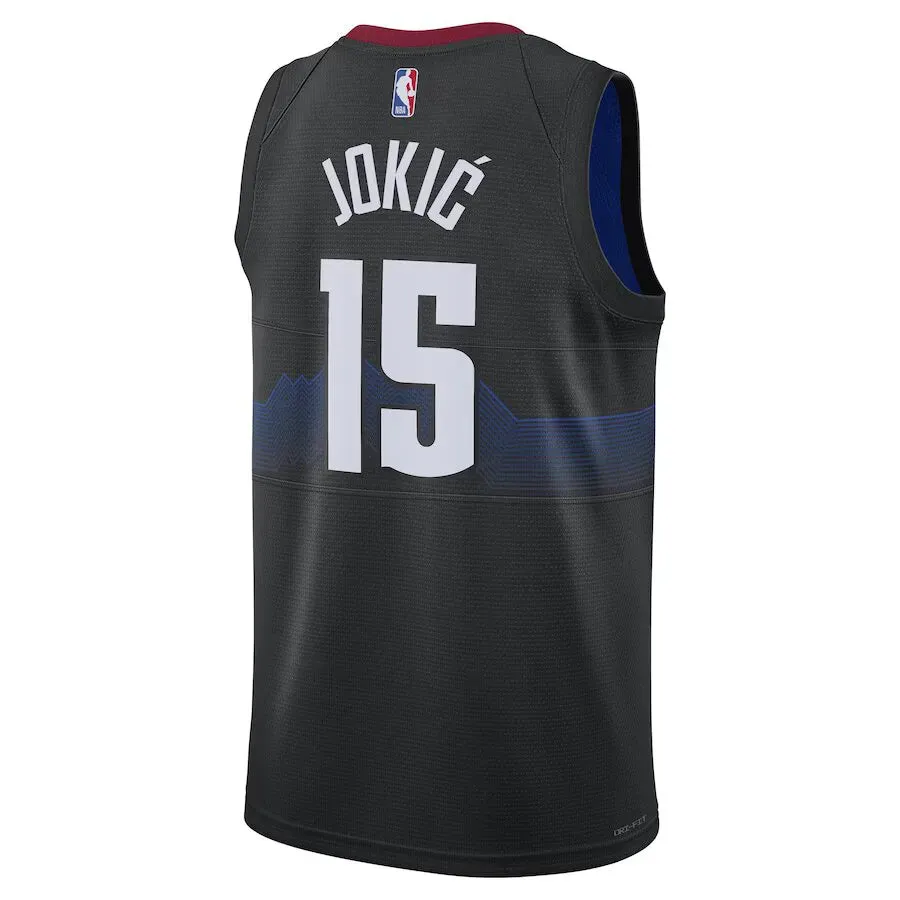 Regata NBA Denver Nuggets Nike City Edition 23/24 Swingman Jersey Nikola Jokic 15 premier league keychains