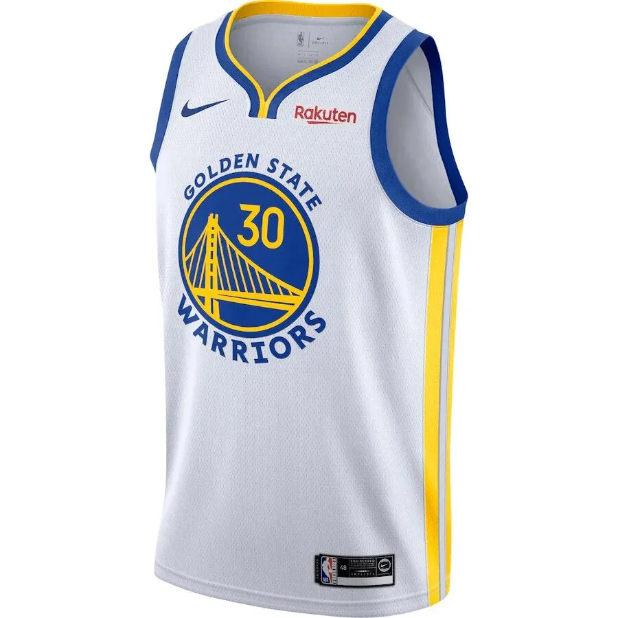 Regata NBA Golden State Warriors Nike Association Edition Swingman Jersey Branca Stephen Curry 30 football hoodies for fans