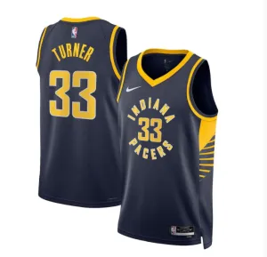 Regata NBA Indiana Pacers Nike Icon Edition Swingman Jersey Azul Marinho Myles Turner 33 soccer fan wallets football matchday essentials