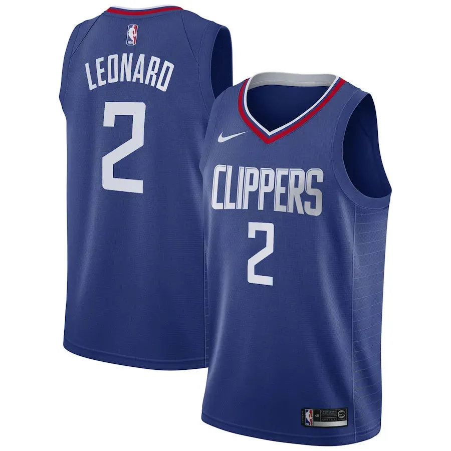 Regata NBA Los Angeles Clippers Nike Icon Edition Jersey Kawhi Leonard 2 football fan bags football fan banners