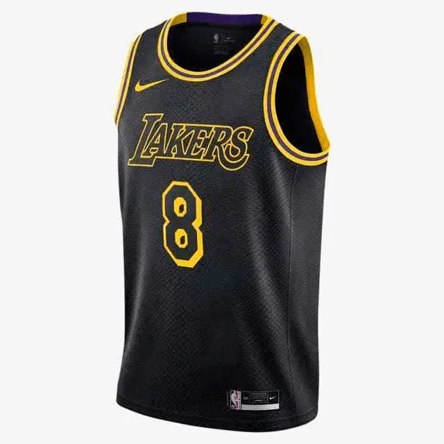 Regata NBA Los Angeles Lakers Nike Black Mamba Edition Jersey Kobe Bryant 8 football fan phone grips